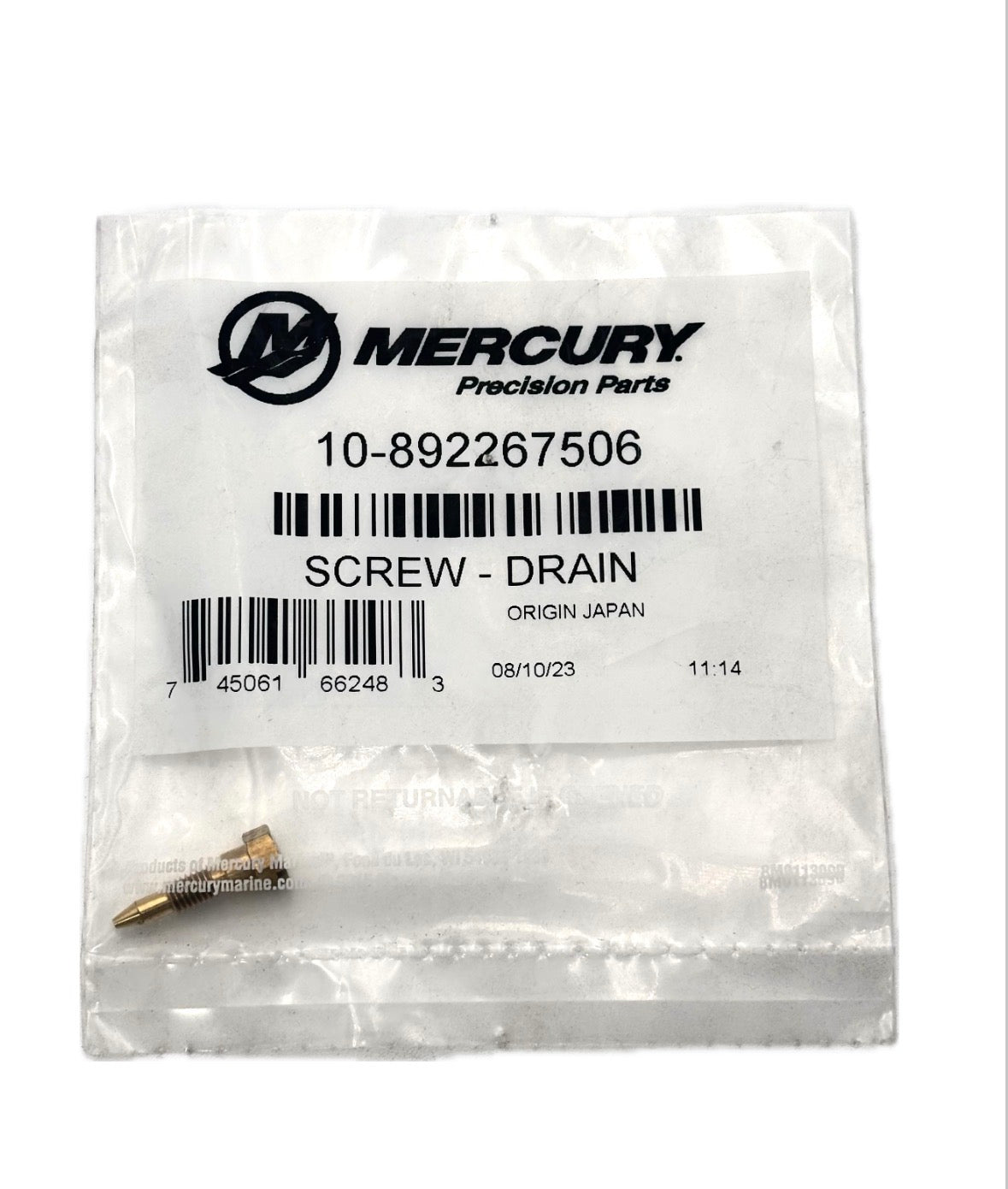 Mercury - Screw-drain - 10-892267506