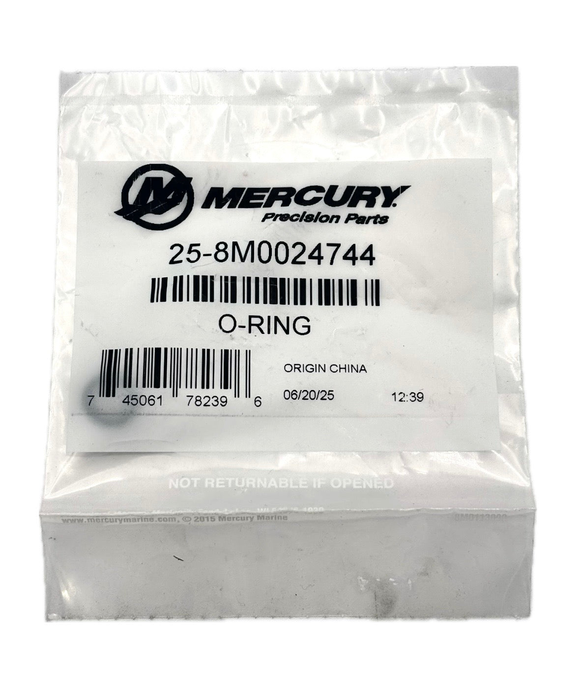 Mercury O-Ring (.296 x .139) - 25-8M0024744