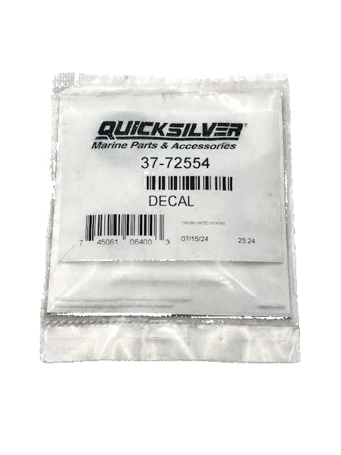 Mercury - Decal - 37-72554