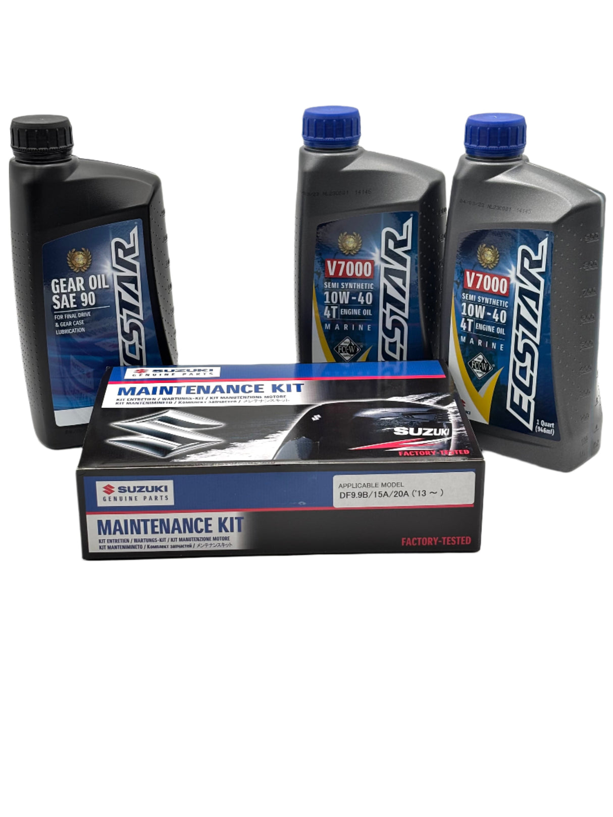 Suzuki DF20 Service Kit - 10W40 Ecstar Oil - 2013-Current