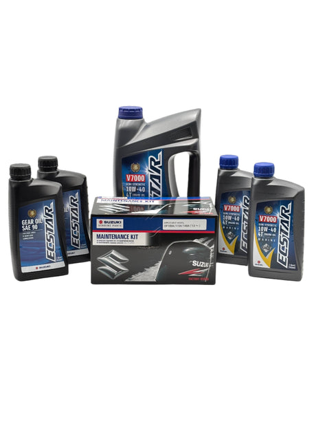 Suzuki DF115A DF115SS DF140A Service Kit - 10W40 Ecstar Oil - 2013-Current