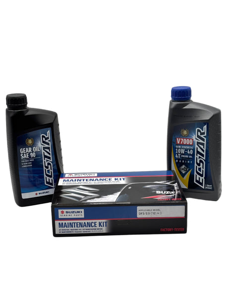 Suzuki DF2.5 Service Kit - 10W40 Ecstar Oil - 17400-97810 - 2012-Current