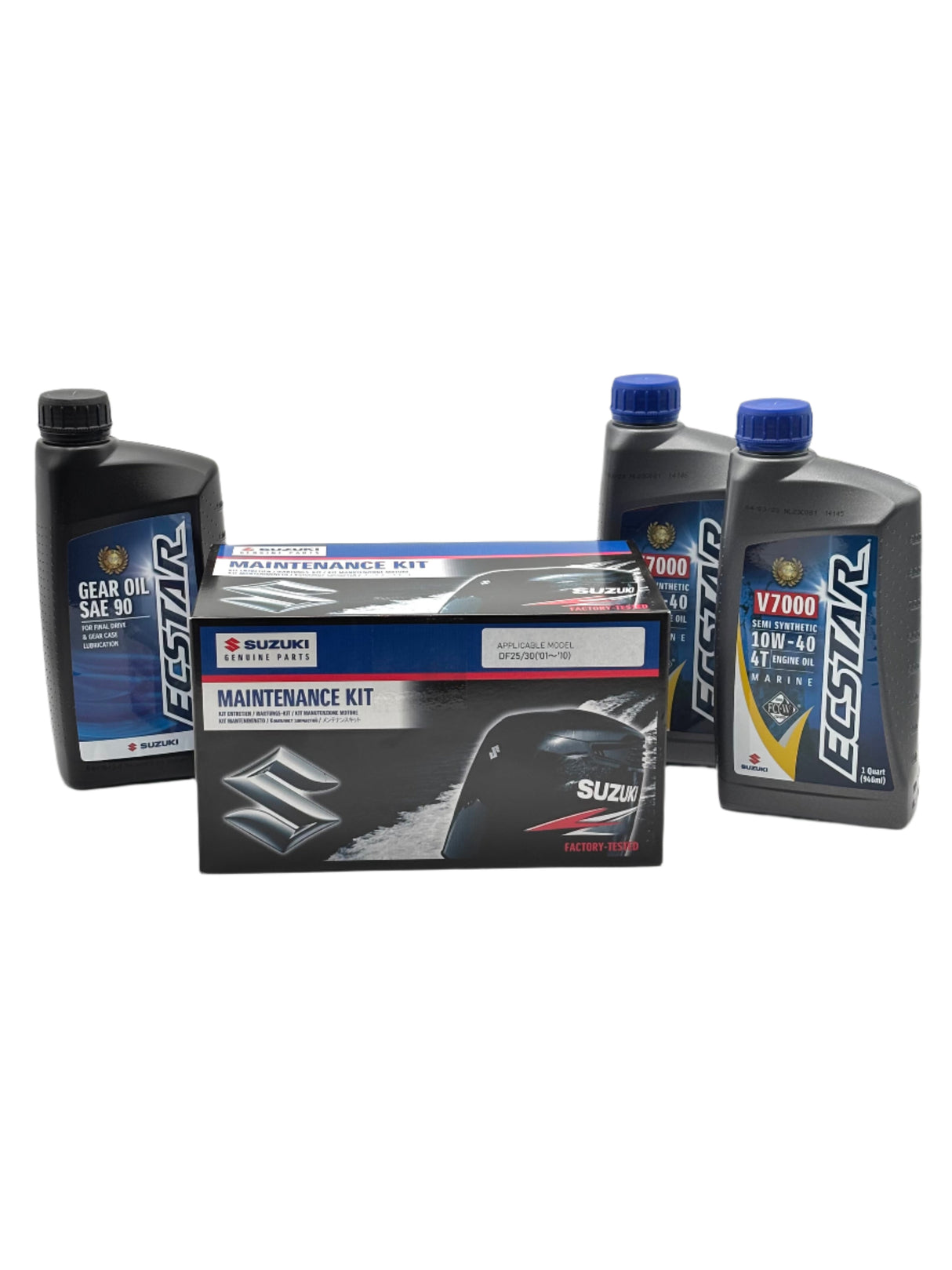 Suzuki DF30 Service Kit - 10W40 Ecstar Oil - 2001-2010