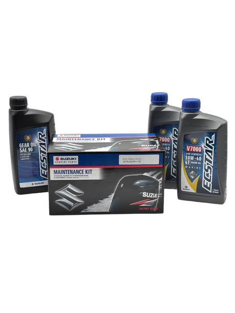 Suzuki DF30 Service Kit - 10W40 Ecstar Oil - 2001-2010