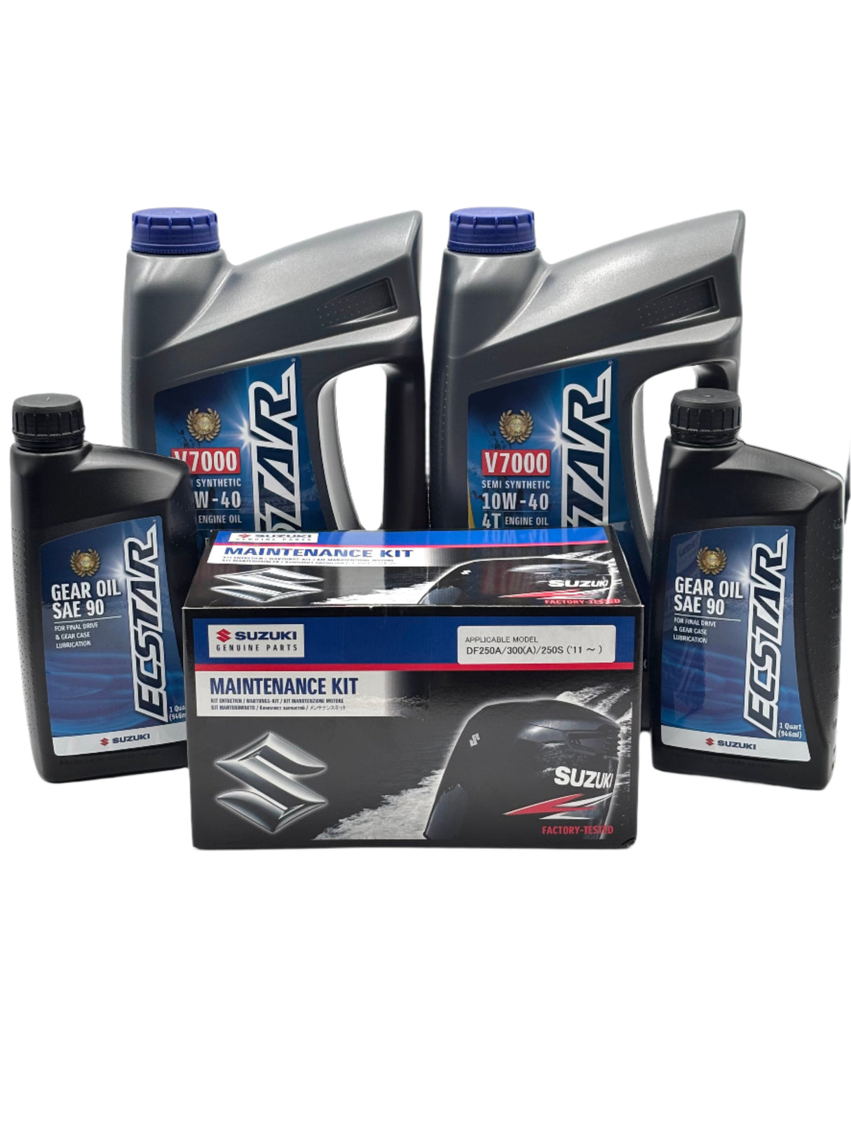 Suzuki DF200 V6 Service Kit - 10W40 Ecstar Oil - 2011-Current