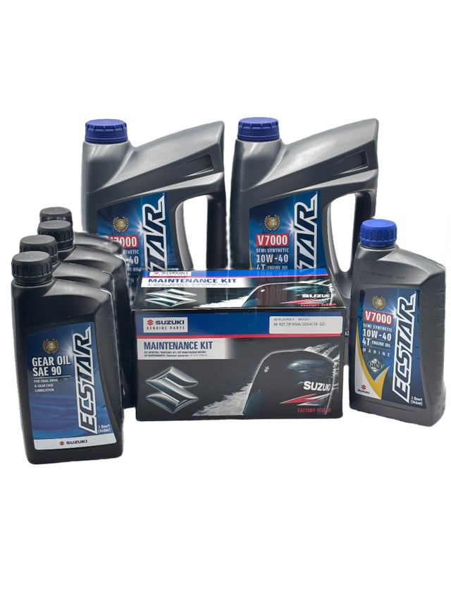 Suzuki DF300B Service Kit  - 10W40 Ecstar Oil- 2017-Current - 17400-98873