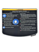 Yamaha - Label, Warning Uni - F2X-U41B1-30-00