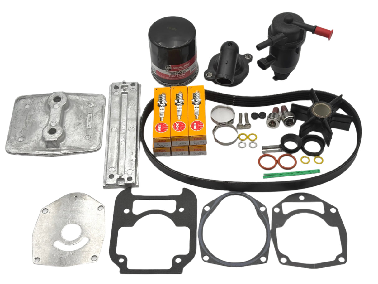 Mercury V6 3.4L Four Stroke - 150R 175 200 225 HP - 300 Hour Service Kit - 8M0149930