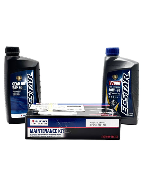 Suzuki DF4 | DF6 Service Kit - 10W40 Ecstar Oil - 17400-91860 - 2002-2010