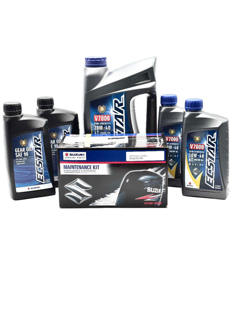 Suzuki DF60 | DF70 Service Kit - 10W40 Ecstar Oil - 2007 Only