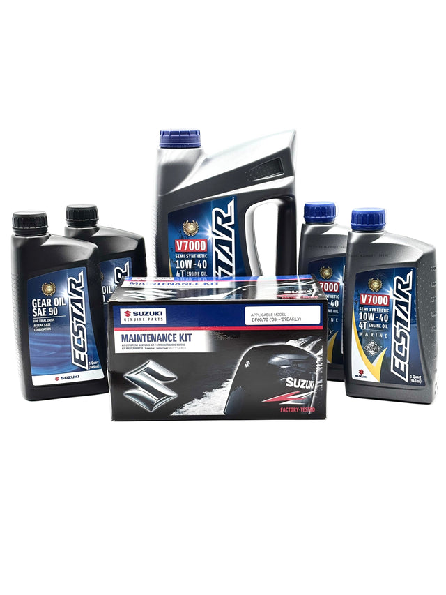 Suzuki DF60 | DF70 Service Kit - 10W40 Ecstar Oil - 2008 - Early 2009