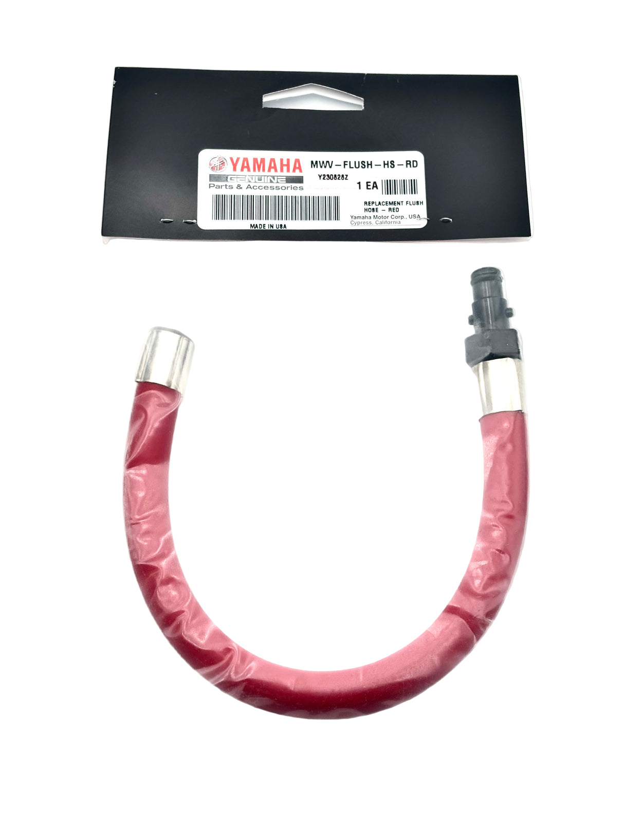 Yamaha - Replacement flush hose - red - MWV-FLUSH-HS-RD