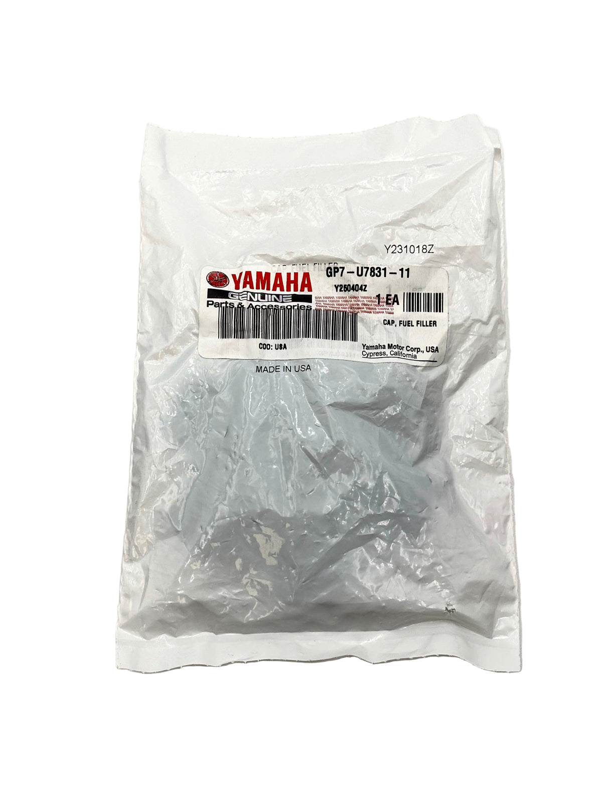 Yamaha - Cap, fuel filler (black) - GP7-U7831-11-00