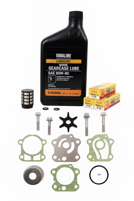 Yamaha - 70 2-Stroke 100 Hour Service Maintenance Kit with Cooling - 2000-2009