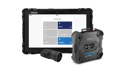 TEXA - AXONE Nemo LIGHT TRUCK with MULTIHUB 2 – No Cables | Truck Diagnostics | LTHDT