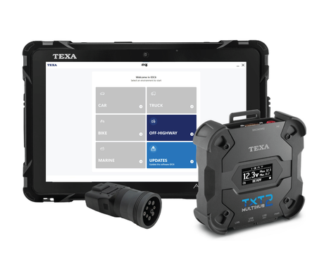 TEXA - AXONE Nemo LIGHT OFF-HIGHWAY with MULTIHUB 2 – No Cables | Diagnostic Tablet | LTOHW