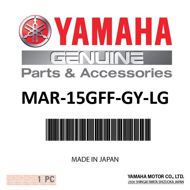 Yamaha - Glove-Yamaha Full Finger Grey  - MAR-15GFF-GY-LG