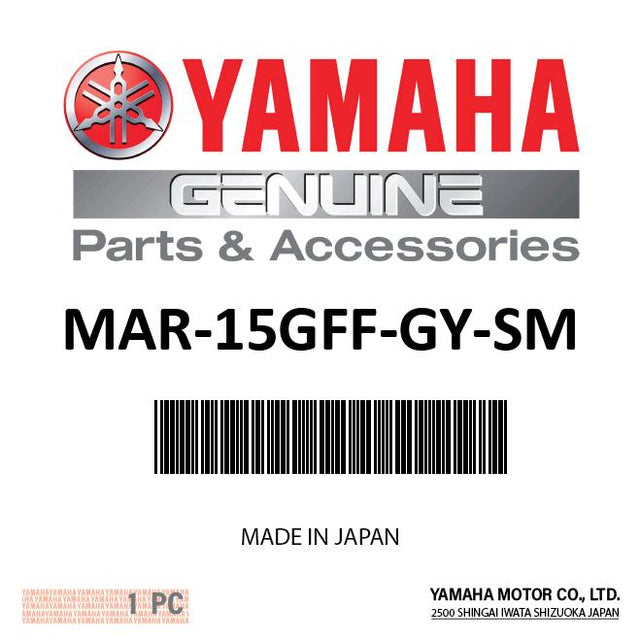 Yamaha - Glove-Yamaha Full Finger Grey  - MAR-15GFF-GY-SM