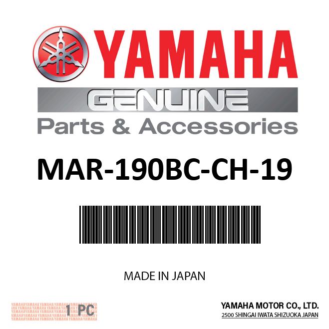 Yamaha Boat Bow Cover - AR190 SX190 195S AR195 SX195 - Charcoal  2019-Current - MAR-190BC-CH-19