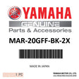 Yamaha - Glove-Yamaha Full Finger Black - MAR-20GFF-BK-2X