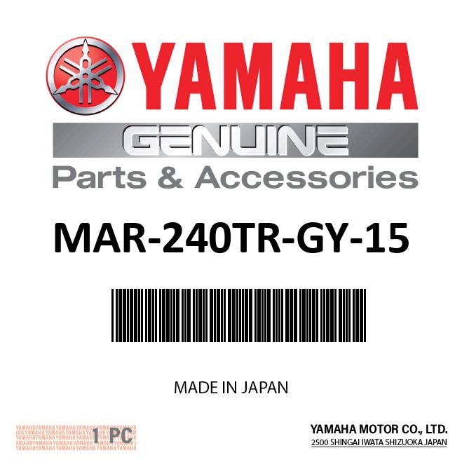 Yamaha Boat Tower Mooring Cover - AR240 - Charcoal - 2015-2020 - MAR-240TR-GY-15 - Superseded To: MAR-240TR-CH-18