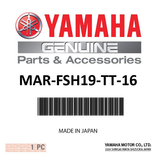 Yamaha Boat T-Top Mooring Cover - 190 FSH Sport - Black (T-Top) -2016-2018 - MAR-FSH19-TT-16