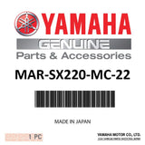 Yamaha Boat Non-Tower Mooring Cover - SX220 - Black  - 2023-current - MAR-SX220-MC-22