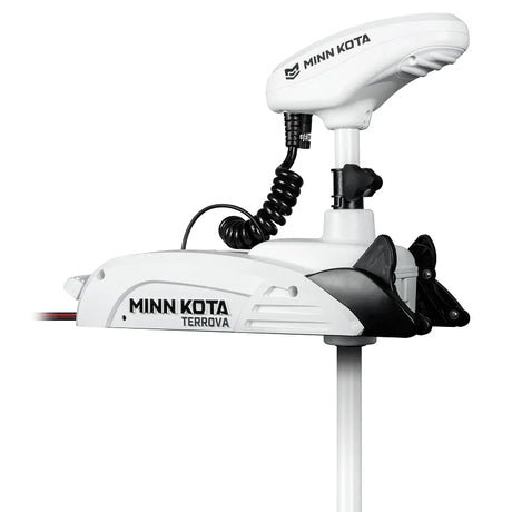 Minn Kota | Riptide Terrova Saltwater Trolling Motor | 80 lb | 60" Shaft | Wireless Remote | White | 1363786