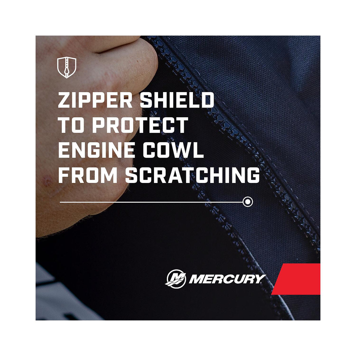 Mercury -  Tow N Stow Cover - 150 HP 4 Stroke - 8M0221492