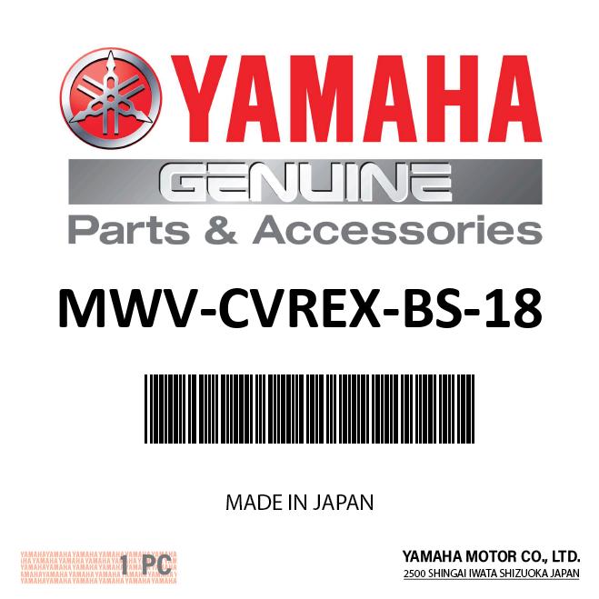 Yamaha Waverunner Cover - EX - Black-Charcoal - 2017- 2024 - MWV-CVREX-BS-18