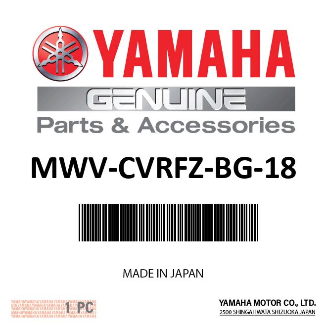 Yamaha Waverunner Cover - FZS Series - Black-Charcoal - 2009 - 2016 - MWV-CVRFZ-BG-18