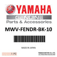 Yamaha - Universal Pwc Fender Set, Black - MWV-FENDR-BK-10