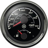 Yamaha - Combination Speedometer 70 MPH-Fuel Gauge Chrome Bezel Black Face | N80-8350S-20-00