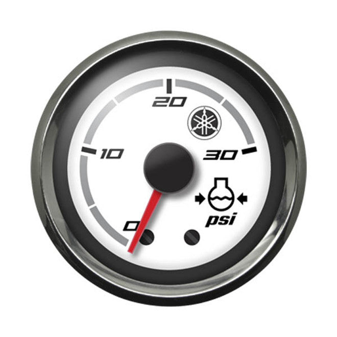 Yamaha - Water Pressure Gauge Chrome Bezel Classic White Face | N80-83660-40-00