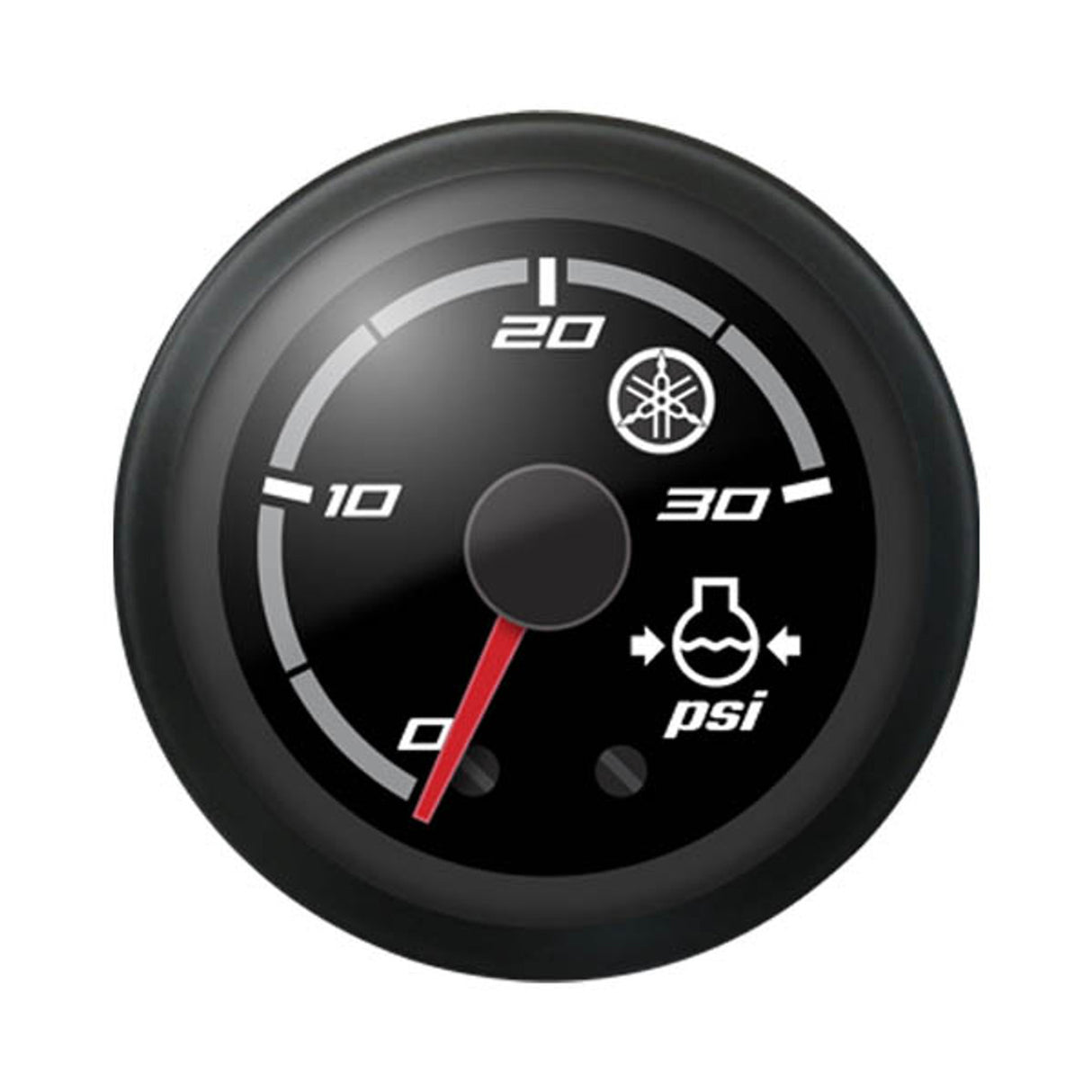 Yamaha - Water Pressure Gauge Black Bezel Classic Black Face | N80-83660-70-00