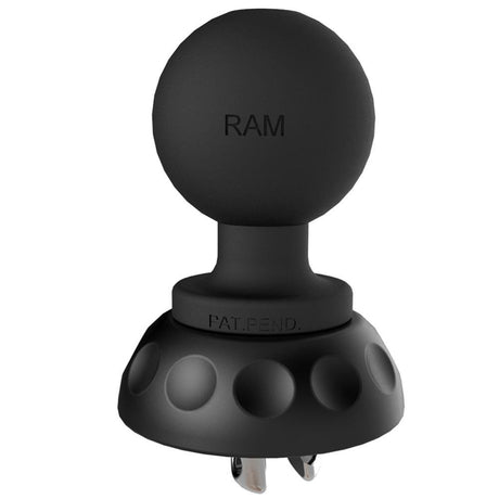 RAM Mount - Leash Plug Adapter with 1.5" Diameter Ball - RAP-405U