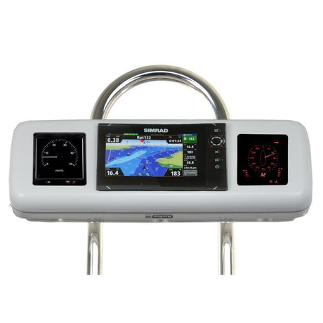 NavPod - SystemPod Pre-Cut f/Simrad NSS7 evo2 or B&G Zeus 7 & 2 Instruments f/9.5" Wide Guard - GP1606