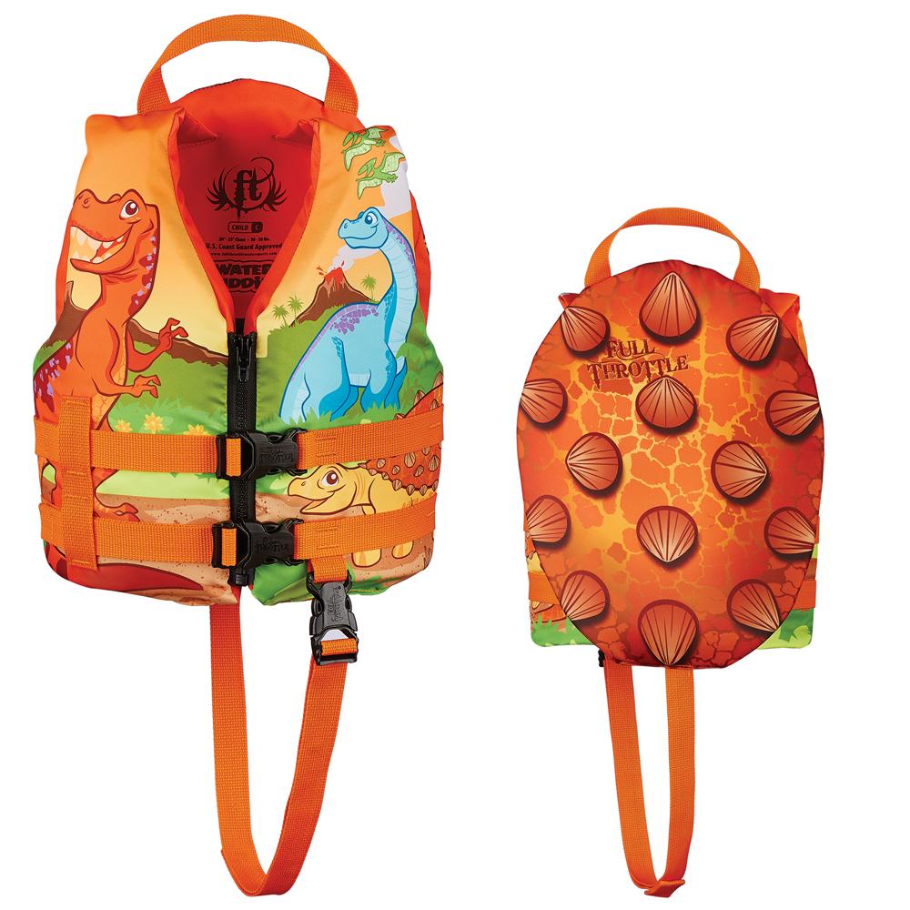 Full Throttle - Water Buddies Life Vest - Child - Dinosaurs - 104300-200-001-15