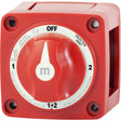 Blue Sea -Series (Mini) Battery Switch Selector Four Position Red - 6007