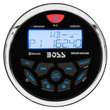 Boss Audio - MGR350B Marine Gauge Style Radio - MP3/AM/FM/RDS Receiver - MGR350B