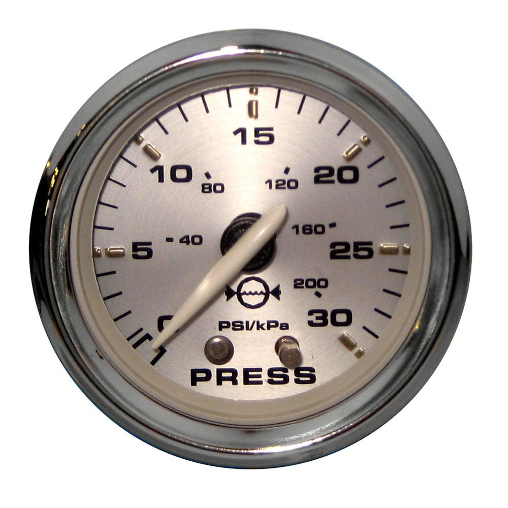 Faria Kronos 2" Water Pressure Gauge Kit - 30 PSI - 19007