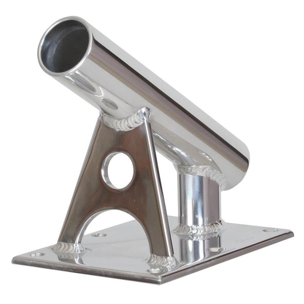 Lee's MX Pro Series Fixed Angle Center Rigger Holder - 30 Degree - 1.5" ID - Bright Silver - MX7002CR