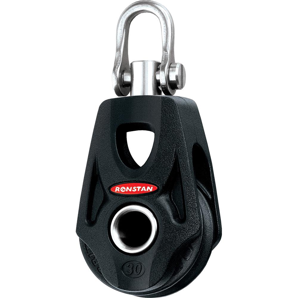 Ronstan Series 30 Ball Bearing Orbit Block - Single - Becket - Swivel Shackle Head - RF35100