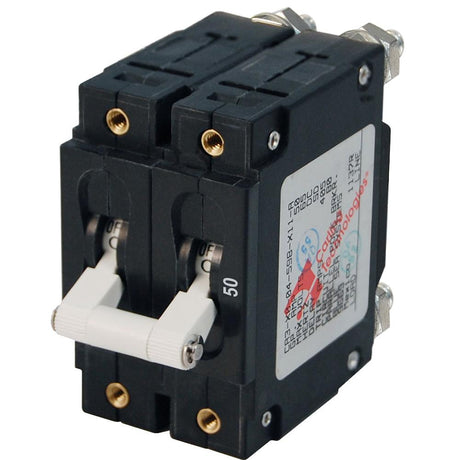 Blue Sea 7251 C-Series Double Pole Circuit Breaker - 50A - 7251