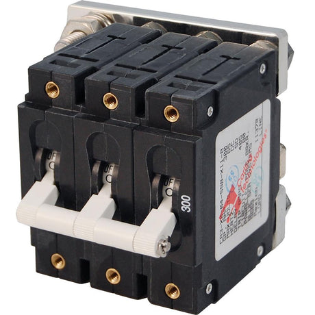 Blue Sea 7271 300A C-Series Triple Pole Toggle DC Circuit Breaker - 7271