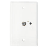 KING - Jack PB1000 TV Antenna Power Injector Switch Plate - White - PB1000