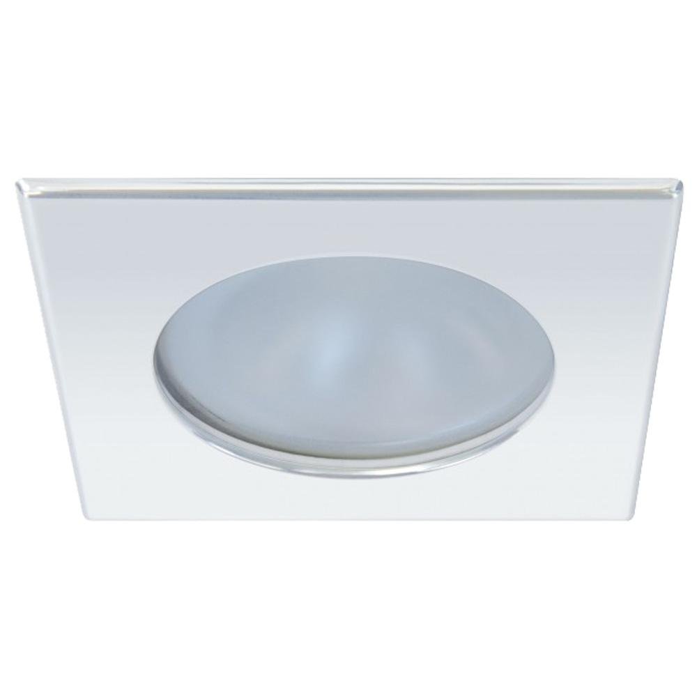 Quick Blake XP Downlight LED -  4W, IP66, Screw Mounted - Square Stainless Bezel, Round Daylight Light - FAMP3022X01CA00