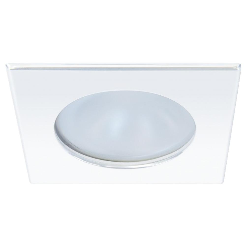 Quick Blake XP Downlight LED -  6W, IP66, Screw Mounted - Square White Bezel, Round Daylight Light - FAMP3022B11CA00