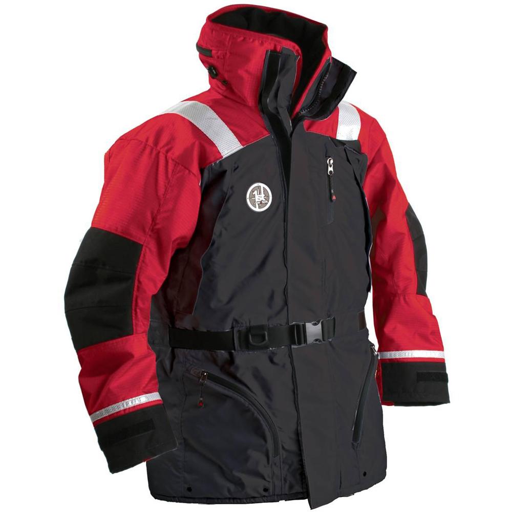 First Watch AC-1100 Flotation Coat - Red/Black - XXX-Large - AC-1100-RB-3XL