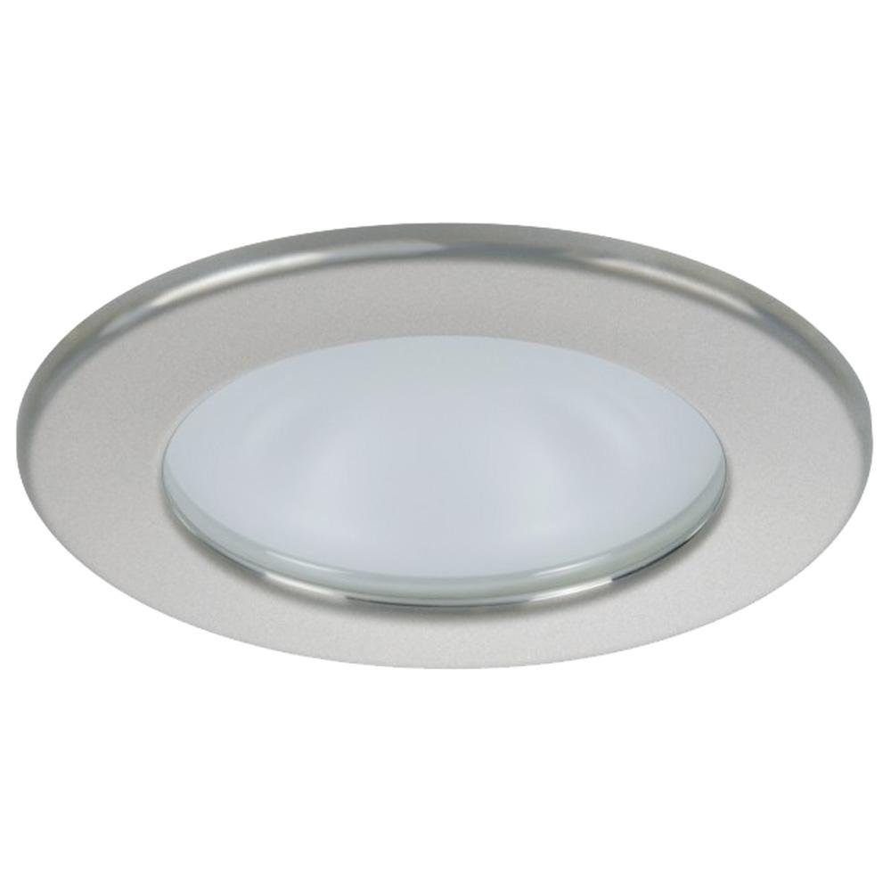 Quick - Spring Mounted KAI XP LP LED Downlight 4W - Round Satin Bezel, Round Warm White Light - FAMP2492S02CA00